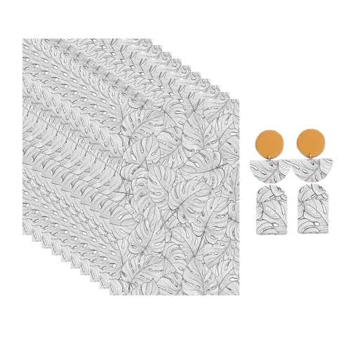 OTCRAFT Transferpapier für Polymerton, Transferpapier für Polymerton, Transferpapier für Bastelarbeiten, Schmuck, Ohrringe, 10 Blatt OTCRAFT Transferpapier für Polymerton, Transferpapier für Polymerton, Transferpapier für Bastelarbeiten, Schmuck, Ohrringe, 10 Blatt von OTCRAFT