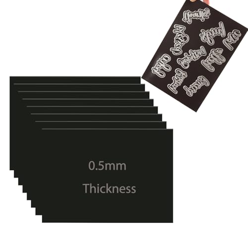 OTCRAFT Weiche Gummi-Magnetplatten für Metall-Stanzformen, Aufbewahrung, Orangisieren, Basteln, Werkzeug, Scrapbooking, Kunst und Handwerk, flexible Platziermatten, 17,8 x 12,7 cm, 0,5 mm, 10 Stück OTCRAFT Weiche Gummi-Magnetplatten für Metall-Stanzformen, Aufbewahrung, Orangisieren, Basteln, Werkzeug, Scrapbooking, Kunst und Handwerk, flexible Platziermatten, 17,8 x 12,7 cm, 0,5 mm, 10 Stück von OTCRAFT