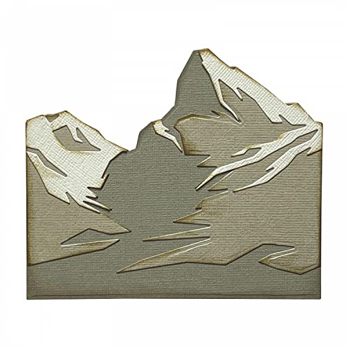 Weihnachten Schnee Berg für Kartenherstellung Metall Stanzformen für DIY Scrapbooking Papier Basteln Kunst Handwerk Metallschablone Stanzschablone von OTCRAFT