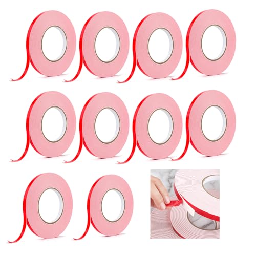 Stciky 3D-Schaumstoff-Klebeband für Shaker-Karten, Mehrzweck-Montageklebeband für Bastelarbeiten, DIY-Projekte, Heim- und Bürodekoration, 10 Stück Stciky 3D-Schaumstoff-Klebeband für Shaker-Karten, Mehrzweck-Montageklebeband für Bastelarbeiten, DIY-Projekte, Heim- und Bürodekoration, 10 Stück von OTCRAFT