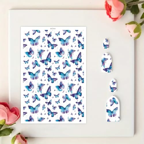 Transferpapier für Bastelarbeiten, magisches Wasser, Polymer-Ton, Transferpapier für Polymer-Ton, Ohrringe, Schmuckherstellung, 12 Stück Transferpapier für Bastelarbeiten, magisches Wasser, Polymer-Ton, Transferpapier für Polymer-Ton, Ohrringe, Schmuckherstellung, 12 Stück von OTCRAFT