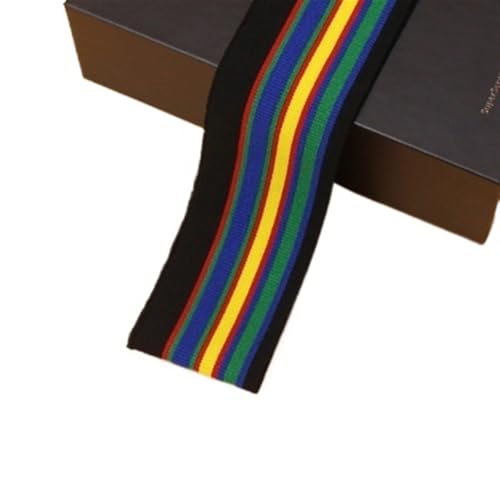 Ersatz-Stretch-Strickbündchen, elastische Rippbündchen, gekämmter Rippenstoff, Regenbogen-Bündchenstoff, 1/2 Yard, gestreift, dehnbar, für Nähen von Unterhemden, Strickhalsausschnitt, 5 x 85 cm/Stück( Ersatz-Stretch-Strickbündchen, elastische Rippbündchen, gekämmter Rippenstoff, Regenbogen-Bündchenstoff, 1/2 Yard, gestreift, dehnbar, für Nähen von Unterhemden, Strickhalsausschnitt, 5 x 85 cm/Stück( von OTENG