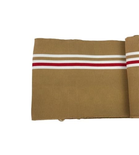 Ersatz für Stretch-Strickbündchen, elastische Rippbündchen, 14 x 80 cm, 1 × 1, Strick-Rippbündchen, Stoff, dick, einfarbig, Stretch-Ausschnitt, Nähkleidung, Zubehör für Jacken, Baseballuniformen(Color von OTENG