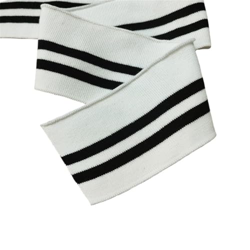 Ersatz für Stretch-Strickbündchen, elastische Rippbündchen, 7 cm, Bündchen, Ausschnitt, Saum, 1 x 1 Rippenstoff, gestrickter elastischer Rippenstoff für Pullover, Baseballuniform, Jacke, Nähzubehör(Co Ersatz für Stretch-Strickbündchen, elastische Rippbündchen, 7 cm, Bündchen, Ausschnitt, Saum, 1 x 1 Rippenstoff, gestrickter elastischer Rippenstoff für Pullover, Baseballuniform, Jacke, Nähzubehör(Co von OTENG