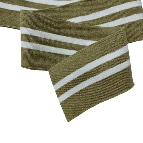 Ersatz für Stretch-Strickbündchen, elastische Rippbündchen, 7 cm, Bündchen, Ausschnitt, Saum, 1 x 1 Rippenstoff, gestrickter elastischer Rippenstoff für Pullover, Baseballuniform, Jacke, Nähzubehör(Co Ersatz für Stretch-Strickbündchen, elastische Rippbündchen, 7 cm, Bündchen, Ausschnitt, Saum, 1 x 1 Rippenstoff, gestrickter elastischer Rippenstoff für Pullover, Baseballuniform, Jacke, Nähzubehör(Co von OTENG