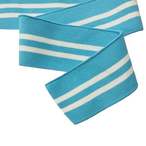 Ersatz für Stretch-Strickbündchen, elastische Rippbündchen, 7 cm, Bündchen, Ausschnitt, Saum, 1 x 1 Rippenstoff, gestrickter elastischer Rippenstoff für Pullover, Baseballuniform, Jacke, Nähzubehör(Co Ersatz für Stretch-Strickbündchen, elastische Rippbündchen, 7 cm, Bündchen, Ausschnitt, Saum, 1 x 1 Rippenstoff, gestrickter elastischer Rippenstoff für Pullover, Baseballuniform, Jacke, Nähzubehör(Co von OTENG