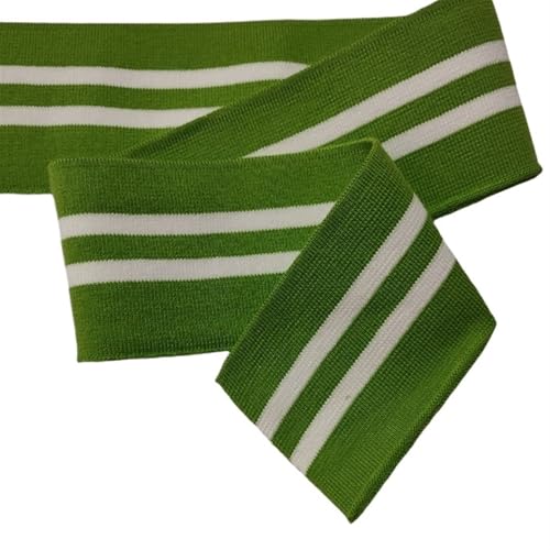 Ersatz für Stretch-Strickbündchen, elastische Rippbündchen, 7 cm, Bündchen, Ausschnitt, Saum, 1 x 1 Rippenstoff, gestrickter elastischer Rippenstoff für Pullover, Baseballuniform, Jacke, Nähzubehör(Co von OTENG