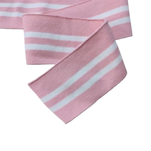 Ersatz für Stretch-Strickbündchen, elastische Rippbündchen, 7 cm, Bündchen, Ausschnitt, Saum, 1 x 1 Rippenstoff, gestrickter elastischer Rippenstoff für Pullover, Baseballuniform, Jacke, Nähzubehör(Co Ersatz für Stretch-Strickbündchen, elastische Rippbündchen, 7 cm, Bündchen, Ausschnitt, Saum, 1 x 1 Rippenstoff, gestrickter elastischer Rippenstoff für Pullover, Baseballuniform, Jacke, Nähzubehör(Co von OTENG