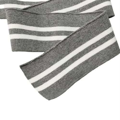Ersatz für Stretch-Strickbündchen, elastische Rippbündchen, 7 cm, Bündchen, Ausschnitt, Saum, 1 x 1 Rippenstoff, gestrickter elastischer Rippenstoff für Pullover, Baseballuniform, Jacke, Nähzubehör(Co Ersatz für Stretch-Strickbündchen, elastische Rippbündchen, 7 cm, Bündchen, Ausschnitt, Saum, 1 x 1 Rippenstoff, gestrickter elastischer Rippenstoff für Pullover, Baseballuniform, Jacke, Nähzubehör(Co von OTENG