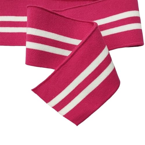 Ersatz für Stretch-Strickbündchen, elastische Rippbündchen, 7 cm, Bündchen, Ausschnitt, Saum, 1 x 1 Rippenstoff, gestrickter elastischer Rippenstoff für Pullover, Baseballuniform, Jacke, Nähzubehör(Co Ersatz für Stretch-Strickbündchen, elastische Rippbündchen, 7 cm, Bündchen, Ausschnitt, Saum, 1 x 1 Rippenstoff, gestrickter elastischer Rippenstoff für Pullover, Baseballuniform, Jacke, Nähzubehör(Co von OTENG