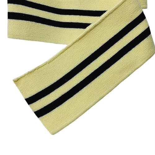 Ersatz für Stretch-Strickbündchen, elastische Rippbündchen, 7 cm, Bündchen, Ausschnitt, Saum, 1 x 1 Rippenstoff, gestrickter elastischer Rippenstoff für Pullover, Baseballuniform, Jacke, Nähzubehör(Co Ersatz für Stretch-Strickbündchen, elastische Rippbündchen, 7 cm, Bündchen, Ausschnitt, Saum, 1 x 1 Rippenstoff, gestrickter elastischer Rippenstoff für Pullover, Baseballuniform, Jacke, Nähzubehör(Co von OTENG