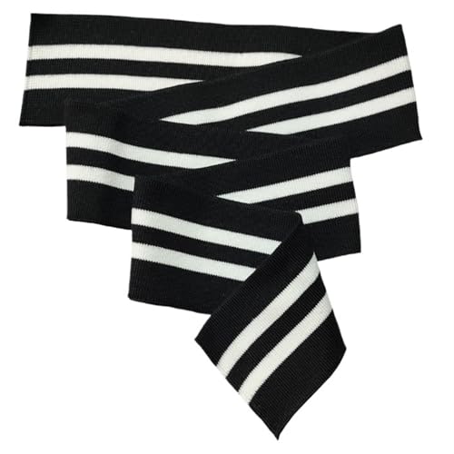 Ersatz für Stretch-Strickbündchen, elastische Rippbündchen, 7 cm, Bündchen, Ausschnitt, Saum, 1 x 1 Rippenstoff, gestrickter elastischer Rippenstoff für Pullover, Baseballuniform, Jacke, Nähzubehör(Co Ersatz für Stretch-Strickbündchen, elastische Rippbündchen, 7 cm, Bündchen, Ausschnitt, Saum, 1 x 1 Rippenstoff, gestrickter elastischer Rippenstoff für Pullover, Baseballuniform, Jacke, Nähzubehör(Co von OTENG