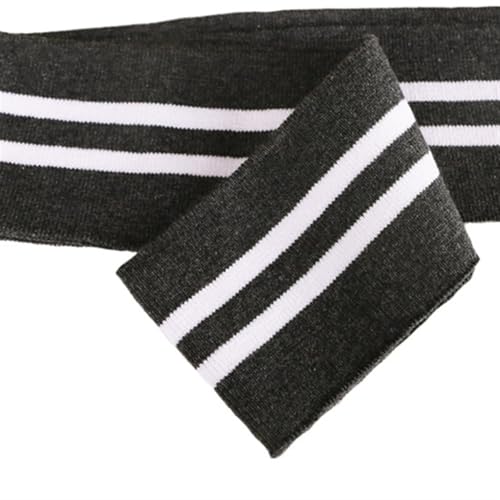 Ersatz für Stretch-Strickbündchen, elastische Rippbündchen, 7 cm, Bündchen, Ausschnitt, Saum, 1 x 1 Rippenstoff, gestrickter elastischer Rippenstoff für Pullover, Baseballuniform, Jacke, Nähzubehör(Co Ersatz für Stretch-Strickbündchen, elastische Rippbündchen, 7 cm, Bündchen, Ausschnitt, Saum, 1 x 1 Rippenstoff, gestrickter elastischer Rippenstoff für Pullover, Baseballuniform, Jacke, Nähzubehör(Co von OTENG