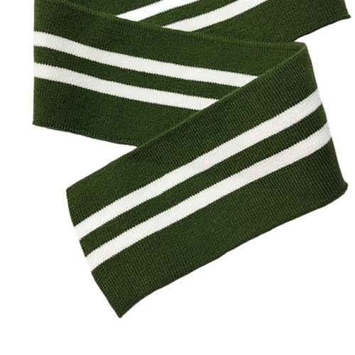Ersatz für Stretch-Strickbündchen, elastische Rippbündchen, 7 cm, Bündchen, Ausschnitt, Saum, 1 x 1 Rippenstoff, gestrickter elastischer Rippenstoff für Pullover, Baseballuniform, Jacke, Nähzubehör(Co von OTENG