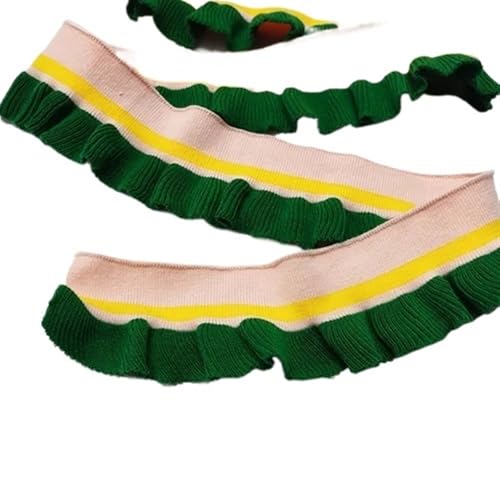 Ersatz für Stretch-Strickbündchen, elastische Rippbündchen, Rippbündchen, gestreifter Stoff für Kapuzenpullover, Kleidungskragen, Saumdekor, Strick-Gurtbandbündchen, Nähzubehör für Kleidung(Color 04,7 von OTENG