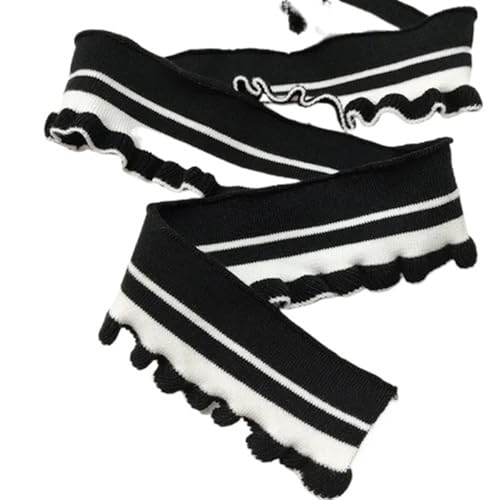 Ersatz für Stretch-Strickbündchen, elastische Rippbündchen, Rippbündchen, gestreifter Stoff für Kapuzenpullover, Kleidungskragen, Saumdekor, Strick-Gurtbandbündchen, Nähzubehör für Kleidung(Color 02,7 Ersatz für Stretch-Strickbündchen, elastische Rippbündchen, Rippbündchen, gestreifter Stoff für Kapuzenpullover, Kleidungskragen, Saumdekor, Strick-Gurtbandbündchen, Nähzubehör für Kleidung(Color 02,7 von OTENG