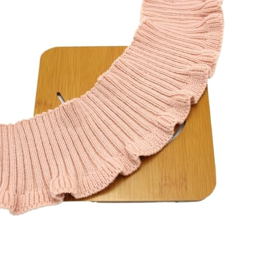 Ersatz für elastische Strickbündchen, elastische Rippbündchen, Winter-Strick-Rippbündchenstoff, Spandex-Rüschenstoff für Damenkragen und Mantel-Kleidungszubehör von OTENG