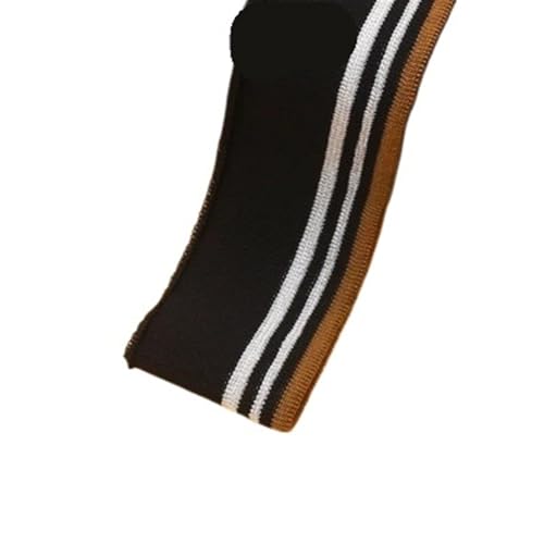 Ersatz für elastische Strickbündchen, elastische Rippbündchen, gerippter bunter Stoff, Strickstreifen, Rippe, weiches DIY-Tuchzubehör, Kragenmanschetten, Saum unten, Polyester, elastisch für Nähen(Col von OTENG