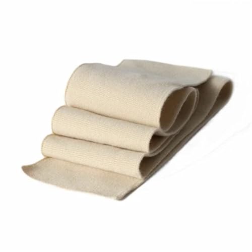 Ersatz für elastische Strickbündchen, elastische Rippbündchen, hochelastischer, schlichter Strick-Rippbesatzstoff für den DIY-Manschettensaumkragen von T-Shirts, Baseballkleidung und Uniformen(Apricot von OTENG
