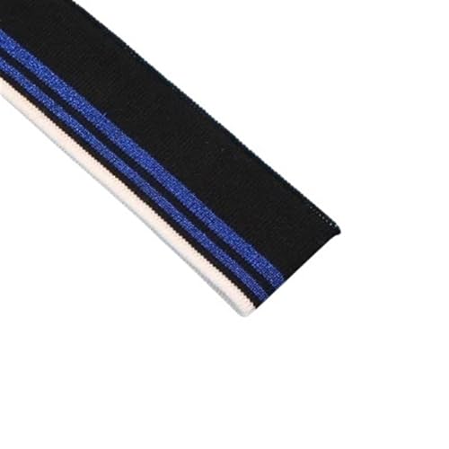 Ersatzmanschetten aus Stretch-Strick, elastische Rippbündchen, gestreifte Kragenmanschette aus Rippstrickstoff, elastisches Gurtband, DIY für Saumunterseite, Nähzubehör, 2 Stück(Color 03) von OTENG