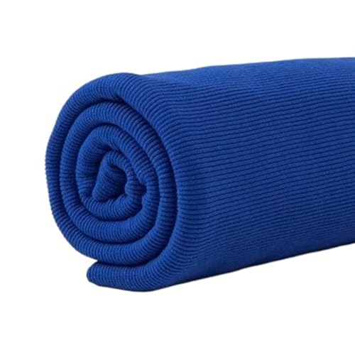 Stretch-Strickbündchen-Ersatz, elastische Rippbündchen, elastischer Baumwoll-Strickrippenstoff, 2 x 2 gestreifte Rippbündchenstoffe für Kapuzenpullover, Kragen, Ärmel, Mantel, Pullover, DIY-Kleidung, von OTENG