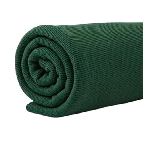 Stretch-Strickbündchen-Ersatz, elastische Rippbündchen, elastischer Baumwoll-Strickrippenstoff, 2 x 2 gestreifte Rippbündchenstoffe für Kapuzenpullover, Kragen, Ärmel, Mantel, Pullover, DIY-Kleidung, von OTENG