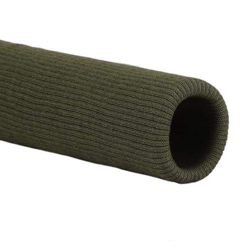 Stretch-Strickbündchen-Ersatz, elastische Rippbündchen, gestrickter Rippbündchenstoff für Sweatshirt-Ärmel, dehnbare Baumwoll-Rippbündchen für DIY-Jacken, Kleidungsherstellung, Nähzubehör(Color 23) von OTENG