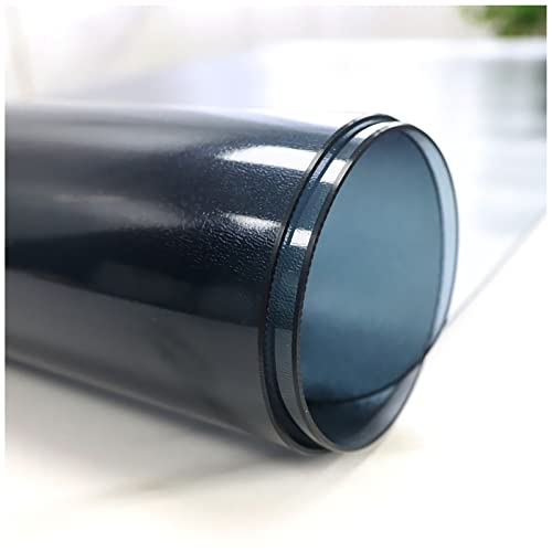 Tischdecke Transparente PVC,Tischfolie Abwaschbar, Tischschutzfolie ölbeständig Folie Schutzfolie,Für Esstische, Couchtische,Matte Black,Rechteckig (Größe:75x95cm/29.5x37.4in,Dicke:1.5mm) von OTIGA