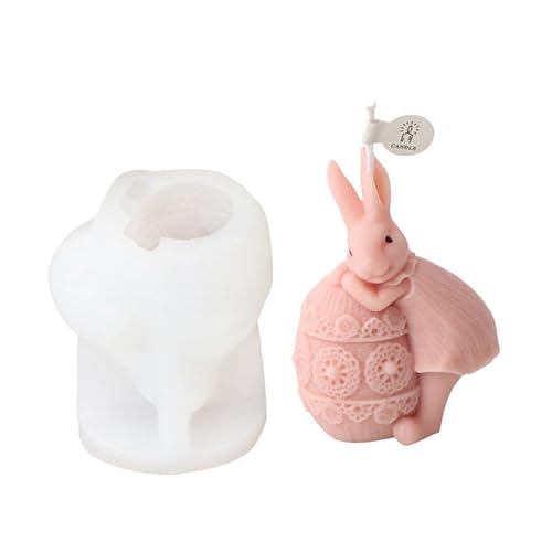 Osterhasen-Kerzenformen, 1 x 3D-Hasen-Umarmung, Ei, Kerze, Silikonform, niedlicher Hase, Epoxidharz, Gießform für Kerzenherstellung, handgefertigte Seife, Geschenk, Basteln, Ostern, Heimdekoration (A) Osterhasen-Kerzenformen, 1 x 3D-Hasen-Umarmung, Ei, Kerze, Silikonform, niedlicher Hase, Epoxidharz, Gießform für Kerzenherstellung, handgefertigte Seife, Geschenk, Basteln, Ostern, Heimdekoration (A) von OTKARXUS