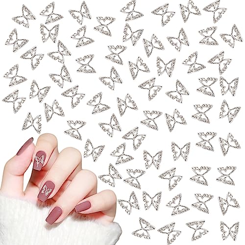 Schmetterling Nagel Charms,100 Stück 3D Metall Schmetterlings Nailart Anhänger,Nail Art Zubehör Legierung Schmetterling Strasssteine für Nagel Kunst Dekorations Nail Art Schmuckherstellung Schmetterling Nagel Charms,100 Stück 3D Metall Schmetterlings Nailart Anhänger,Nail Art Zubehör Legierung Schmetterling Strasssteine für Nagel Kunst Dekorations Nail Art Schmuckherstellung von OTKARXUS