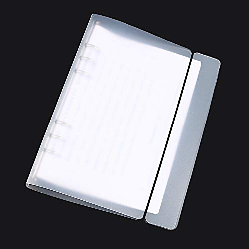 A5 runder Ringbucheinband, PP-Notizbuchschutz, transparent/schwarz, 6 Löcher, lose Blätter, Planer, verwendet in Bürobedarf, Kunststoffschale, Schreibwaren, nachfüllbar, Tagebuch, Dateiordner, Schule A5 runder Ringbucheinband, PP-Notizbuchschutz, transparent/schwarz, 6 Löcher, lose Blätter, Planer, verwendet in Bürobedarf, Kunststoffschale, Schreibwaren, nachfüllbar, Tagebuch, Dateiordner, Schule von TopHomer