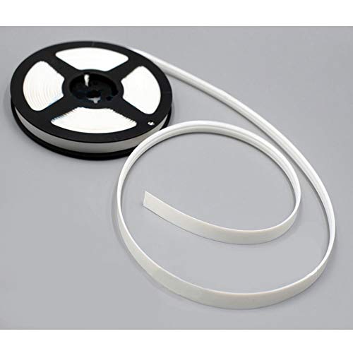 TopHomer Keramik-Fliesen-Klebeband, schimmelresistent, Dichtungsband, dekoratives Klebeband, Aluminiumfolie, Streifen, Kanten, Felgen, weiß, 8mm x 6m von TopHomer