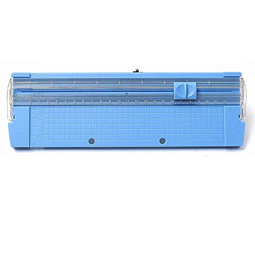 Papierschneider Guillotine mit Schneide zum Schneiden und Falzen von geraden Linien auf A5, A4 und kleineren Papierformaten, für Scrapbooking, Kartenmachen und Basteln von OTNE
