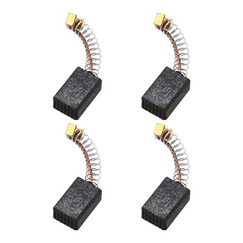 2 Paar Kohlebürsten 6,5x9,5x15mm mit Kabelstecker Federn Passend für AEG HBS100 HBSE100 BBS100 BBSE100 Schleifer Ersatzteil von OTOTEC