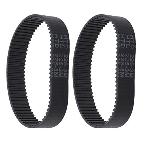 2 x Zahnriemen aus Gummi HTD 225-3M-17 75T geschlossene Schlaufe, Zahnriemen kompatibel mit Bosch PBS75A-GBS75A-GBS75AE SILVERCREST PARKSIDE PEBS 900 2 x Zahnriemen aus Gummi HTD 225-3M-17 75T geschlossene Schlaufe, Zahnriemen kompatibel mit Bosch PBS75A-GBS75A-GBS75AE SILVERCREST PARKSIDE PEBS 900 von OTOTEC