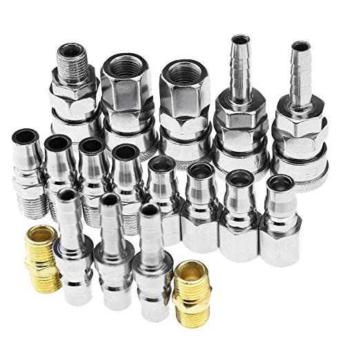 OTOTEC Luftschlauch, BSP-Luftkompressor-Armaturen-Set, pneumatischer Schnellverbinder, Kupplung und Stecker OTOTEC Luftschlauch, BSP-Luftkompressor-Armaturen-Set, pneumatischer Schnellverbinder, Kupplung und Stecker von OTOTEC