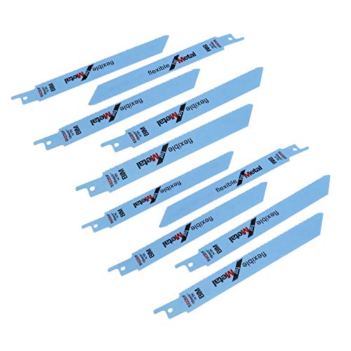 OTOTEC Säbelsägeblätter Flexible Sägen S922BF Ersatzklingen aus Metall, Set von 10, 150 mm von OTOTEC