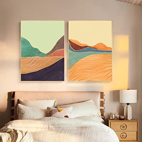 OTURRI Abstrakte rote Sonne Wand Bilder Leinwand Gemälde Nordic Goldfolie Berg Leinwand Poster Kunstdrucke Bild für Wohnzimmer Wohnkultur 50 x 70 cm x 2 ungerahmt OTURRI Abstrakte rote Sonne Wand Bilder Leinwand Gemälde Nordic Goldfolie Berg Leinwand Poster Kunstdrucke Bild für Wohnzimmer Wohnkultur 50 x 70 cm x 2 ungerahmt von OTURRI