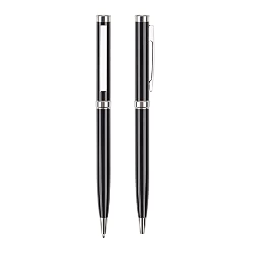 OUBEIDUO Luxus-Kugelschreiber, einziehbar, 0,5 mm Spitze, für Männer und Frauen, professionelles Büro, für Kreativität, 2 Stück OUBEIDUO Luxus-Kugelschreiber, einziehbar, 0,5 mm Spitze, für Männer und Frauen, professionelles Büro, für Kreativität, 2 Stück von OUBEIDUO