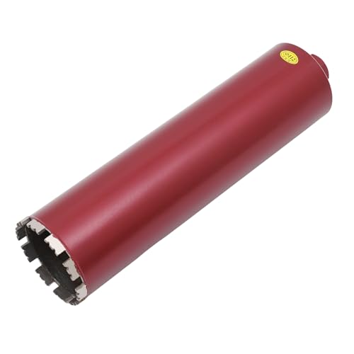 OUBUBY Diamantbohrkrone Kernbohrkrone Kernbohrer Ø63MM Bohrkrone Nutzlänge 410 mm Lochbohrer Nass Dosenbohrer für Mauerwerk Granit Stahlbeton Naturstein Beton Trockenbau (112MM) von OUBUBY