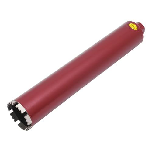 OUBUBY Diamantbohrkrone Kernbohrkrone Kernbohrer Ø63MM Bohrkrone Nutzlänge 410 mm Lochbohrer Nass Dosenbohrer für Mauerwerk Granit Stahlbeton Naturstein Beton Trockenbau (76MM) von OUBUBY