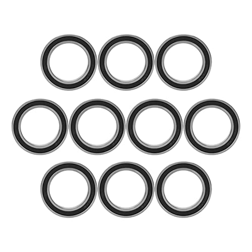 10 Stück Gummierte Kugellager 6805-2RS, tiefe Rillenkugellager, versiegelt, aus Gummi, 25 mm x 37 mm x 7 mm 10 Stück Gummierte Kugellager 6805-2RS, tiefe Rillenkugellager, versiegelt, aus Gummi, 25 mm x 37 mm x 7 mm von OUCRIY