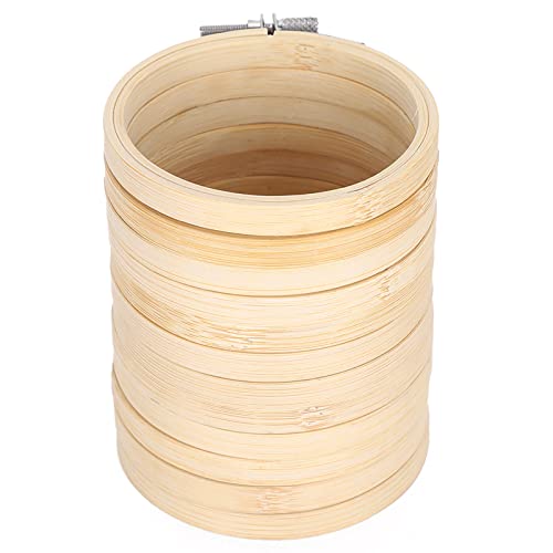 12 Stück 9 Cm Kreuzstich-Reifen, Bambus-Stickrahmen, Verstellbare Kreisringe, Werkzeug für Kreuzstich-Näharbeiten 12 Stück 9 Cm Kreuzstich-Reifen, Bambus-Stickrahmen, Verstellbare Kreisringe, Werkzeug für Kreuzstich-Näharbeiten von OUCRIY