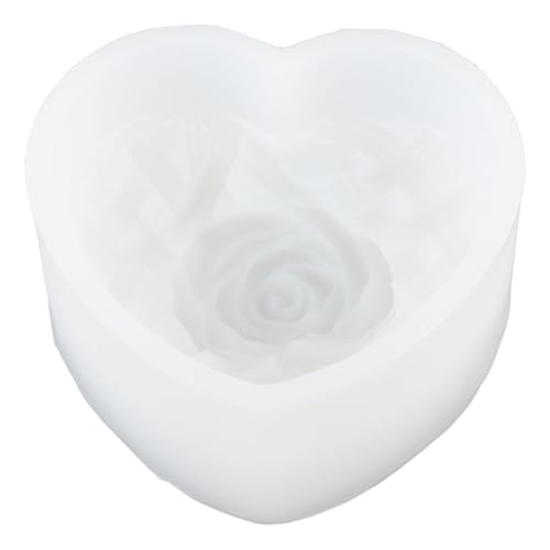 3D Herzförmige Rosenkerzen -Silikonmuster, Vielseitige Liebesherzhandwerksvorräte, Problemlos Schöne und Komplizierte Designs für Handgefertigte Geschenke Kreieren 3D Herzförmige Rosenkerzen -Silikonmuster, Vielseitige Liebesherzhandwerksvorräte, Problemlos Schöne und Komplizierte Designs für Handgefertigte Geschenke Kreieren von OUCRIY
