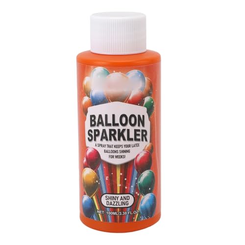 Erhöhung des Ambiente mit Glänzendem Hervorgehobenem Ballonspray, Verhindert Knall, 100 Ml Ballonspray für Hochzeiten Geburtstage Urlaubsfeierlichkeiten, Leicht und Tragbar Erhöhung des Ambiente mit Glänzendem Hervorgehobenem Ballonspray, Verhindert Knall, 100 Ml Ballonspray für Hochzeiten Geburtstage Urlaubsfeierlichkeiten, Leicht und Tragbar von OUCRIY