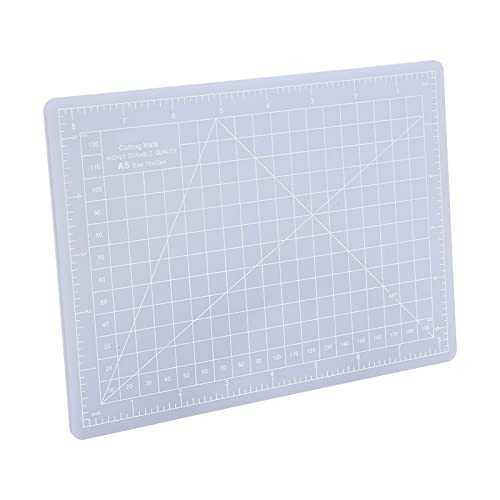 Schneidebrett, transparent, rutschfest, handgefertigt, nicht reflektierend, für Gummi-Stempel (Schneidebrett A5-transluzent) von OUCRIY