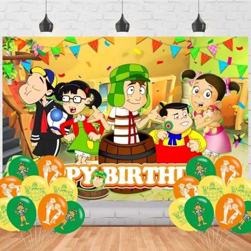 El Chavo Del Ocho Geburtstagsparty-Hintergrund, El Chavo Del Ocho Geburtstagsparty-Dekoration, El Chavo Del Ocho Happy Birthday Banner Shooting Foto Hintergründe Requisiten für Jungen und Mädchen El Chavo Del Ocho Geburtstagsparty-Hintergrund, El Chavo Del Ocho Geburtstagsparty-Dekoration, El Chavo Del Ocho Happy Birthday Banner Shooting Foto Hintergründe Requisiten für Jungen und Mädchen von OUDINI