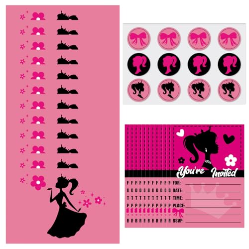 OUDQFCJ 12 pcs Einladungsbrief Geburtstag Mädchen Einladungskarte Geburtstag Mädchen Karte Geburtstagskarte Mottoparty OUDQFCJ 12 pcs Einladungsbrief Geburtstag Mädchen Einladungskarte Geburtstag Mädchen Karte Geburtstagskarte Mottoparty von OUDQFCJ