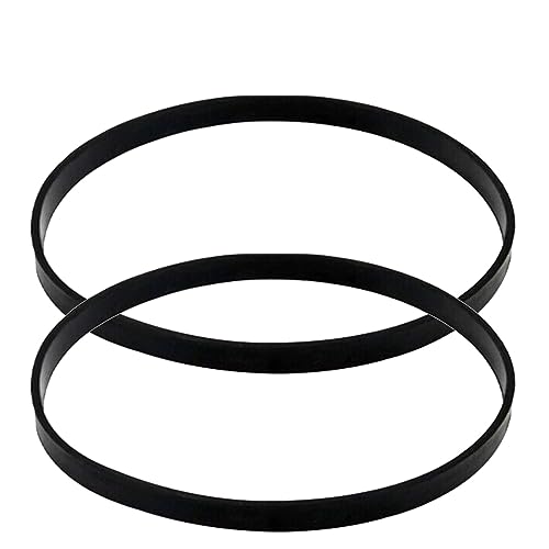 2 Stück Bandsägen Gummiband,Rutschfester Holzbearbeitung Bandsäge Gummiband Säge Scrollrad Gummiring,Zubehör für Bandsägen (9",230mm, Schwarz) von OUGPIU