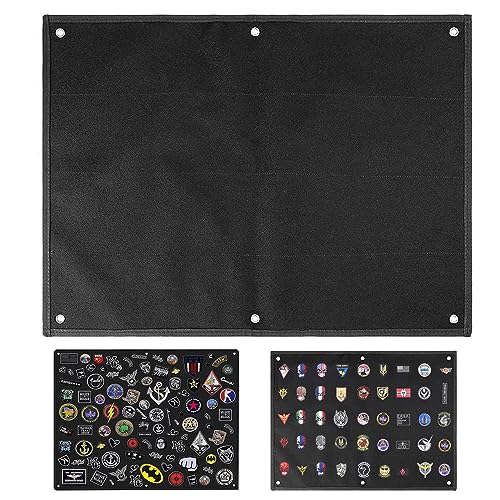 Patches Klett Organizer, Wand Kletttafel Klettmatte, Taktisch Militär Klettwand, Klett Display Tafel, Faltbar Aufhängung Patch Klett Board (110 * 70cm) von OUGPIU